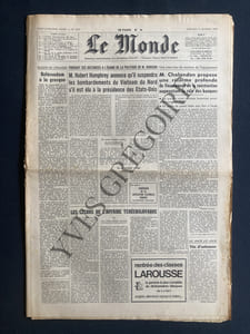 LE MONDE-N°7377-MERCREDI 2 OCTOBRE 1968