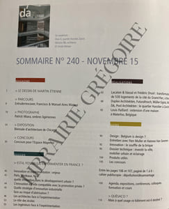 D'A-D'ARCHITECTURES-N°240-NOVEMBRE 2015