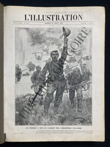 L'ILLUSTRATION-DU 1 JUILLET 1916 AU 27 JANVIER 1917 -TABLEAU D'HONNEUR PLANCHES 253 A 334-RELIURE