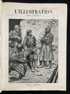 L'ILLUSTRATION-DU 1 JUILLET 1916 AU 27 JANVIER 1917 -TABLEAU D'HONNEUR PLANCHES 253 A 334-RELIURE