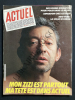 ACTUEL-N°60-OCTOBRE 1984-SERGE GAINSBOURG. 