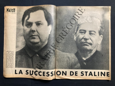 PARIS MATCH-N°208-DU 7 AU 14 MARS 1953-JOSEPH STALINE