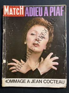 PARIS MATCH-N°758-19 OCTOBRE 1963-EDITH PIAF