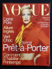 VOGUE PARIS-N°764-FEVRIER 1996-CAROLYN MURPHY. 