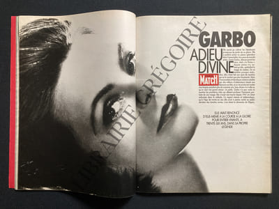 PARIS MATCH-N°2135-26 AVRIL 1990-GRETA GARBO