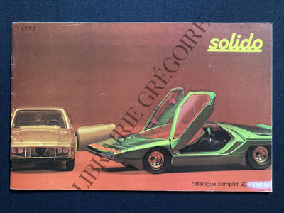 CATALOGUE SOLIDO-1972
