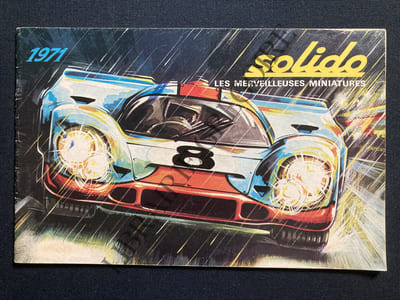 CATALOGUE SOLIDO-1971