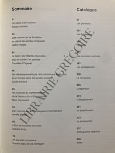 ART CONCRET-CATALOGUE EXPOSITION-ESPACE DE L'ART CONCRET-2 JUILLET-29 OCTOBRE 2000