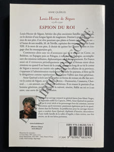 LOUIS-HECTOR DE SEGURE 1726-1790 ESPION DU ROI