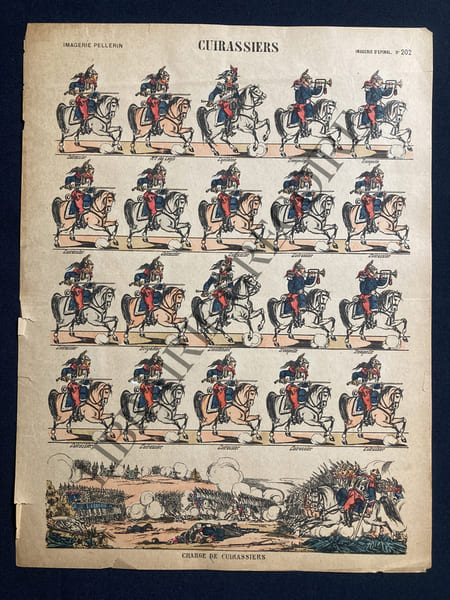 IMAGERIE D'EPINAL PELLERIN-N&deg;202-CUIRASSIERS. 