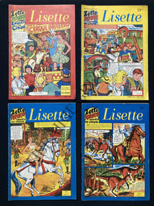 LISETTE-ZETTE REPORTER ENQUETE AU CIRQUE-9 NUMEROS-1955