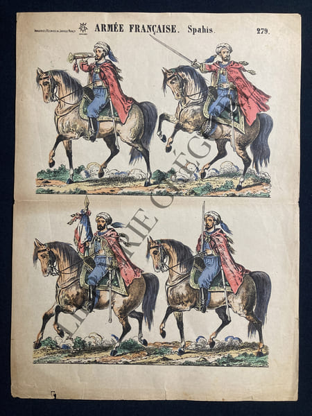 SPAHIS-ARMEE FRANCAISE-279-IMAGERIE D'EPINAL. 