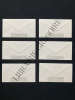 6 ENVELOPPES PREMIER JOUR-LES OEUVRES DES GRANDS PHOTOGRAPHES FRANCAIS-10 JUILLET 1999. 