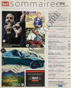 PARIS MATCH-N°3416-DU 6 AU 12 NOVEMBRE 2014-JOHNNY ET LAETITIA HALLYDAY