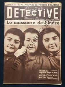 DETECTIVE-N°435-1 NOVEMBRE 1954-LE MASSACRE DE L'INDRE