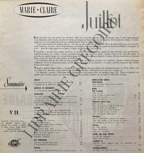 MARIE CLAIRE-N°21-JUILLET 1956-KIM NOVAK