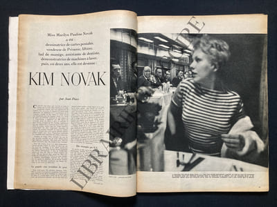 MARIE CLAIRE-N°21-JUILLET 1956-KIM NOVAK