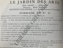 LE JARDIN DES ARTS-N°21-JUILLET 1956. 