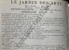 LE JARDIN DES ARTS-N°19-MAI 1956. 