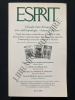 ESPRIT-JANVIER 2004-CLAUDE LEVI-STRAUSS UNE ANTHROPOLOGIE "BONNE A PENSER". 