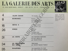LA GALERIE DES ARTS-N°41-FEVRIER 1967. 