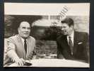 FRANCOIS MITTERRAND-RONALD REAGAN-OTTAWA LE SOMMET ECONOMIQUE-PHOTOGRAPHIE-20 JUILLET 1981. 