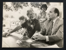 FRANCOIS MITTERRAND-WILLY BRAND-SION (GERS)-PHOTOGRAPHIE-21 AOUT 1981. 