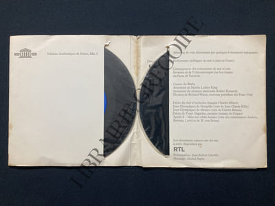PANORAMA MONDIAL-1968-DOCUMENTS SONORES-2 DISQUES 45 TOURS