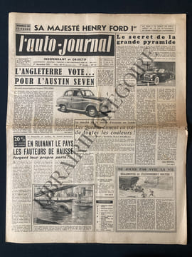 L'AUTO-JOURNAL-N°41-1 NOVEMBRE 1951. undefined