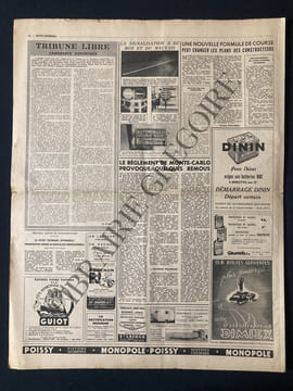 L'AUTO-JOURNAL-N°41-1 NOVEMBRE 1951. undefined