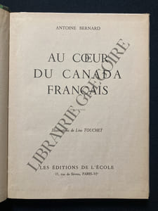 AU COEUR DU CANADA FRANCAIS