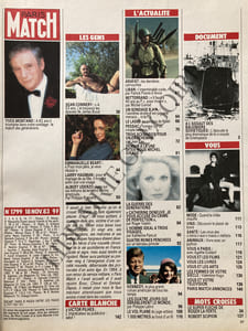 PARIS MATCH-N°1799-18 NOVEMBRE 1983-YVES MONTAND