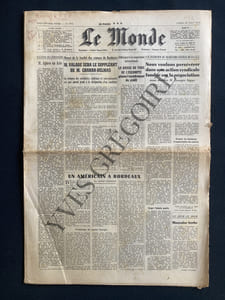 LE MONDE-N°7970-SAMEDI 29 AOUT 1970