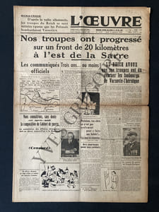 L'OEUVRE-N°8745-MARDI 12 SEPTEMBRE 1939