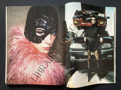 VOGUE PARIS-N°821-OCTOBRE 2001-LINDA EVANGELISTA