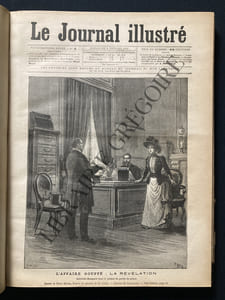 LE JOURNAL ILLUSTRE-1890-ANNEE COMPLETE RELIEE