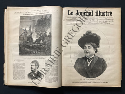 LE JOURNAL ILLUSTRE-1890-ANNEE COMPLETE RELIEE