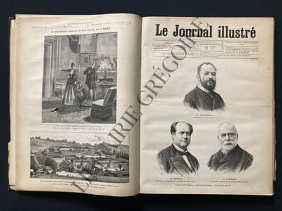 LE JOURNAL ILLUSTRE-1890-ANNEE COMPLETE RELIEE