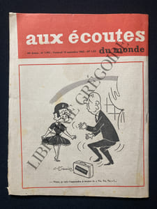 AUX ECOUTES DU MONDE-N°1991-14 SEPTEMBRE 1962