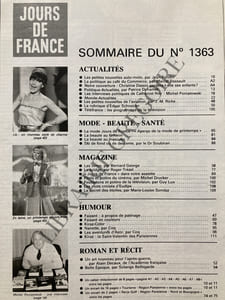 JOURS DE FRANCE-N°1363-DU 14 AU 20 FEVRIER 1981-CHRISTINE DASSIN
