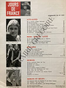 JOURS DE FRANCE-N°1032-DU 23 AU 29 SEPTEMBRE 1974-SYDNE ROME