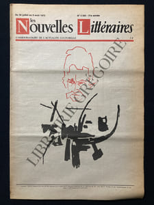 LES NOUVELLES LITTERAIRES-N°2392-DU 30 JUILLET AU 5 AOUT 1973-GEORGES MATHIEU