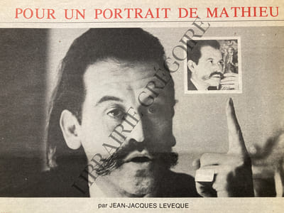 LES NOUVELLES LITTERAIRES-N°2392-DU 30 JUILLET AU 5 AOUT 1973-GEORGES MATHIEU