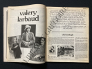 MAGAZINE LITTERAIRE-N°171-AVRIL 1981-VALERY LARBAUD. 