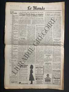 LE MONDE-N°8455-MARDI 21 MARS 1972