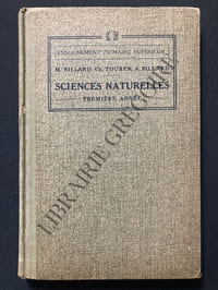 SCIENCES NATURELLES-PREMIERE ANNEE