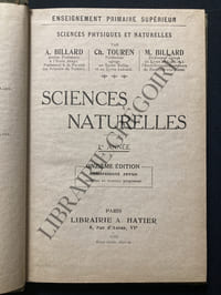 SCIENCES NATURELLES-PREMIERE ANNEE