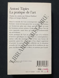 LA PRATIQUE DE L'ART