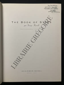 THE BOOK OF STARS Photographies 1927-1990