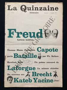 LA QUINZAINE LITTERAIRE-N°11-1 SEPTEMBRE 1966